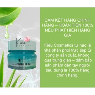 Kem EVI trắng da mặt, tinh chất nha đam, trắng sáng sau 2 tuần sử dụng, SPA35/PA+++