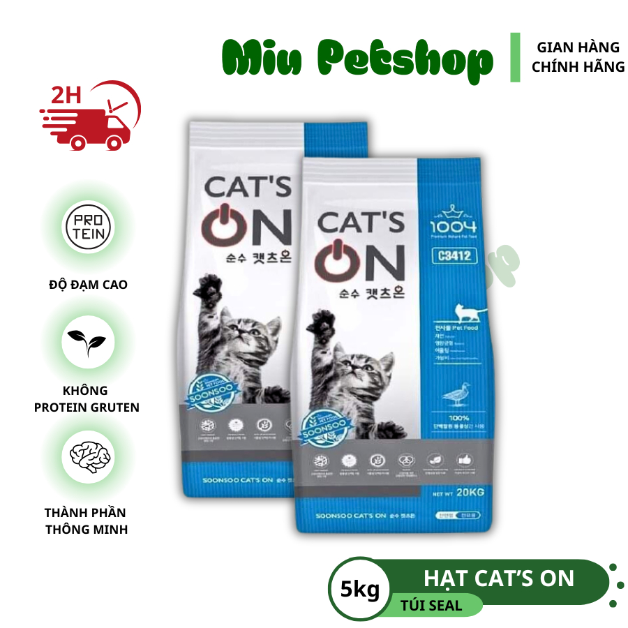 Hạt Khô Cats On Cho Mèo 5Kg
