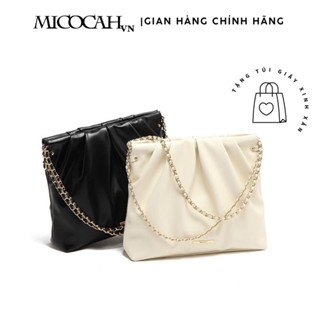 MICOCAH MALL - Túi nữ Micocah chính hãng cá tính da nhún cao cấp đẹp công sở đi làm M525