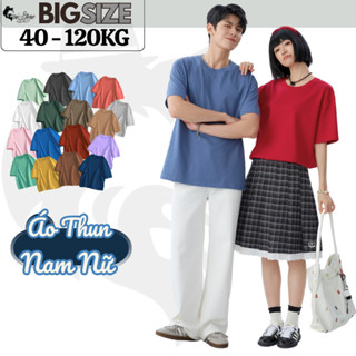 40-115KG Áo Thun Nam Nữ Bigsize Sói Store TC - Cotton Nhiều Màu Thời Trang Cổ Tròn - Unisex