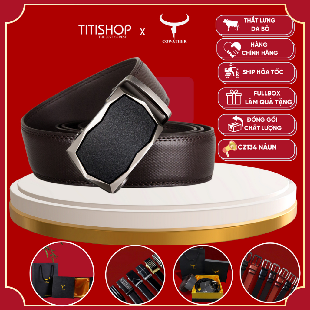 Dây Nịt Nam,Thắt Lưng Nam,Dây Nịt Nam Da Bò Cao Cấp Cowather