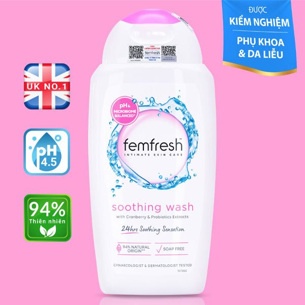 [250ml] Dung dịch vệ sinh phụ nữ Femfresh màu hồng