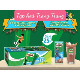 Thùng MILO ít đường 48 hộp 180ML