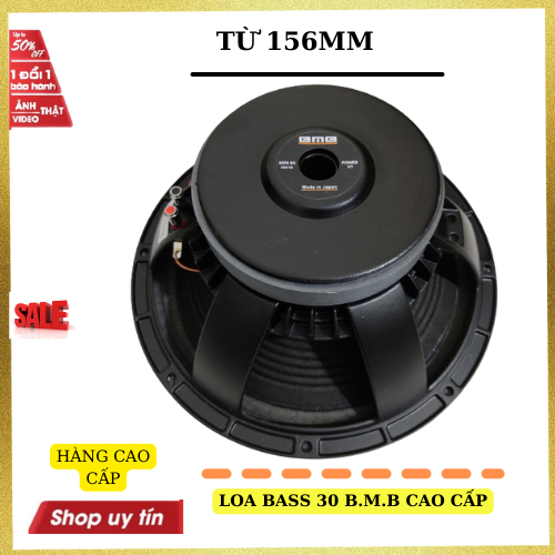 Loa bass 30 bmb xương đúc màng tẩm dầu công suất 500w  -giá 1 chiếc