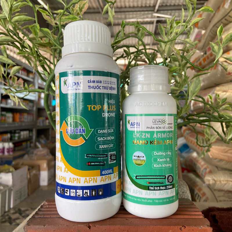 Giải Pháp Rửa Vườn sau mưa hiệu TOP PLUS và NANO KẼM 700 của APN