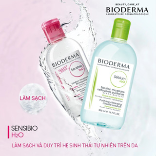 [ Chính Hãng ] Nước tẩy trang Bioderma  H2O 500ml dành cho mọi loại da nhaỵ cảm da dầu mụn khô