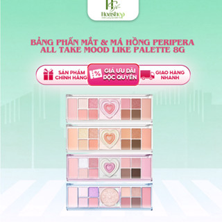 Bảng Phấn Mắt & Má Hồng Peripera All Take Mood Like Palette 8g