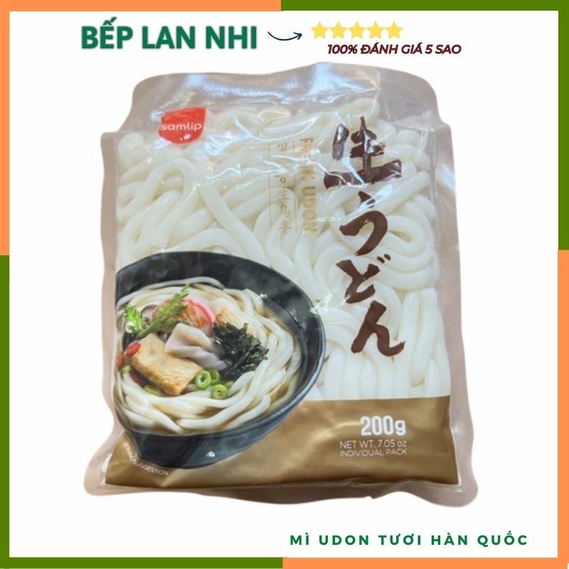 Mì Udon tươi nhập khẩu Hàn Quốc Samlip 200gr