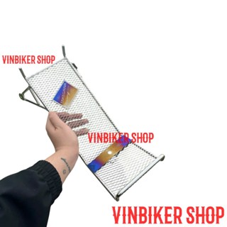 Baga Lưới Xiken Xe Wave và Airblade Inox Xiken Tem Titan Gắn Zin