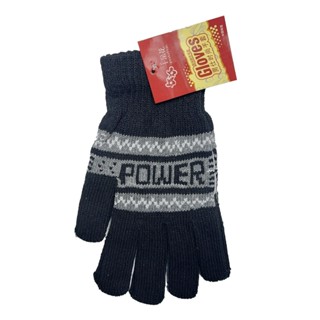 Găng tay len Bao tay len dành cho nam Kiểu bít ngón Hiệu Gloves Chất liệu len co giãn, Chống nắng, Thoải mái khi đeo