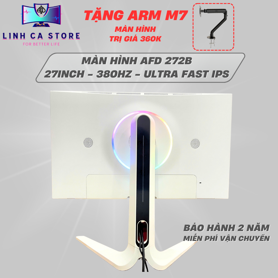 Màn Hình Máy Tính 27 Inch 2K 380Hz Ultra Fast IPS AFD 272B QLED–HDR, 0.5ms, FreeSync, Bảo Hành 2 Năm | BigBuy360 - bigbuy360.vn