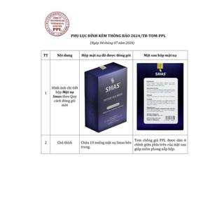 Mặt nạ SMAS PEPTIDE SILK MASK 10 miếng