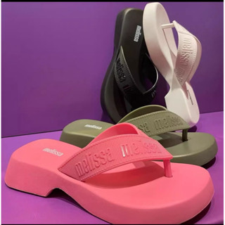 Dép xỏ ngón melissa nữ đế 3 phân, dép nhựa thơm nhẹ êm chống trơn chống nước phù hợp đi biển đi mưa