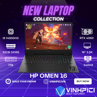 Laptop HP OMEN Gaming Laptop 16 (i9-14900HX/ RTX 4060/ Ram 32GB/ SSD 1TB/ 16′′ 2.5K 240Hz)
