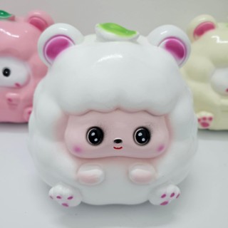 Heo Đất Lợn Đất Cừu Lá lỗ tròn đáng yêu cute Ống heo tiết kiệm tiền,trang trí,quà tặng-THHP20