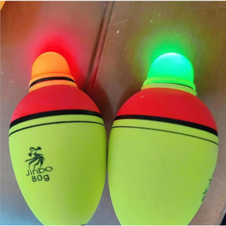 Phao Câu Cá Phao Đèn Phát Sáng Điện Tử Bụng Lớn Nhiều Size
