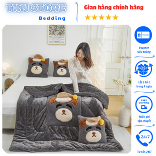  Bộ chăn gối văn phòng 2 trong 1 cho bé mang đi học đa năng tiện lợi  Gối tựa decor biến hình siêu đáng yêu 