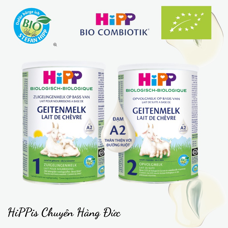 Sữa công thức HIPP Dê Đạm A2 lon 400g nhập khẩu