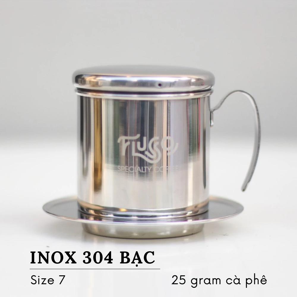 Phin Pha Cà Phê Inox 304 Flusso Specialty Coffee