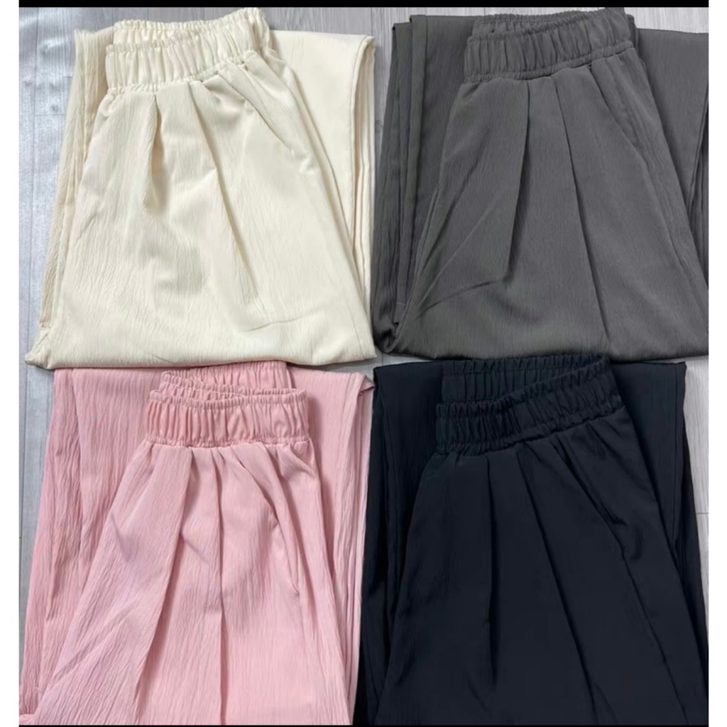 (COMBO2) Quần Ống Rộng Nữ Vải Đũi Mát Loại Đẹp Siêu Hót Nhiều Màu, Cạp Cao Lên From Xinh MA096