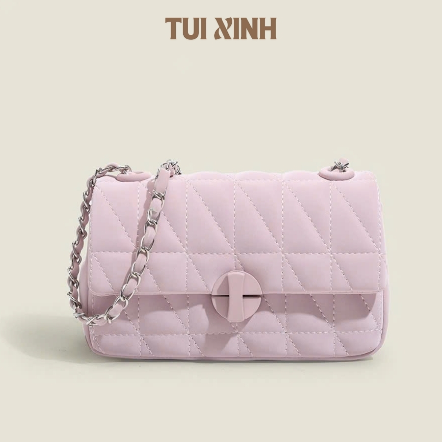 Túi xách nữ chần trám da mềm phong cách Hàn Quốc siêu xinh - T1