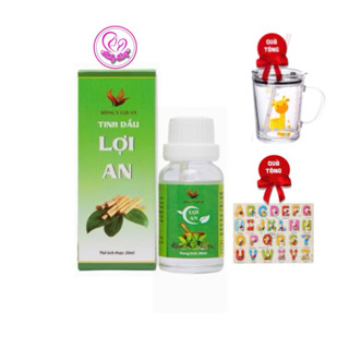 Tinh dầu Lợi An chai 20ml hỗ trợ ho, sổ mũi, ngạt mũi,khò khè cho bé an toàn hiệu quả