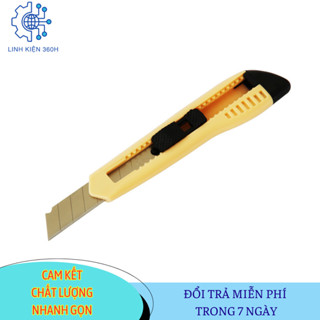 Dao Dọc Giấy Bé 10.5cm – Cán Vàng, Lưỡi Sắc – Dao Trổ Mini Giá Rẻ – Cắt Giấy, Phim, Mô Hình DIY