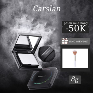 Phấn phủ lâu trôi CARSLAN 2.0 Kiểm soát dầu 24 giờ màu trong suốt 8g Kem nền lâu trôi suốt cả ngày