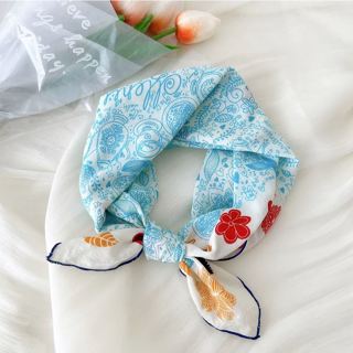  Khăn vuông bandana nam nữ Humi khăn trùm đầu 55x55cm chất cotton phong cách thời trang cá tính 