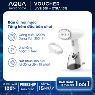 Bàn ủi hơi nước cầm tay Aqua SH2502R 250ml nút phun tự động, ủi đứng và treo - Bảo hành 12 tháng