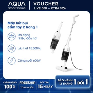 Máy hút bụi cầm tay Aqua CCX600R lực hút 15000Pa 600W, bộ lọc bụi mịn HEPA - Bảo hành 12 tháng