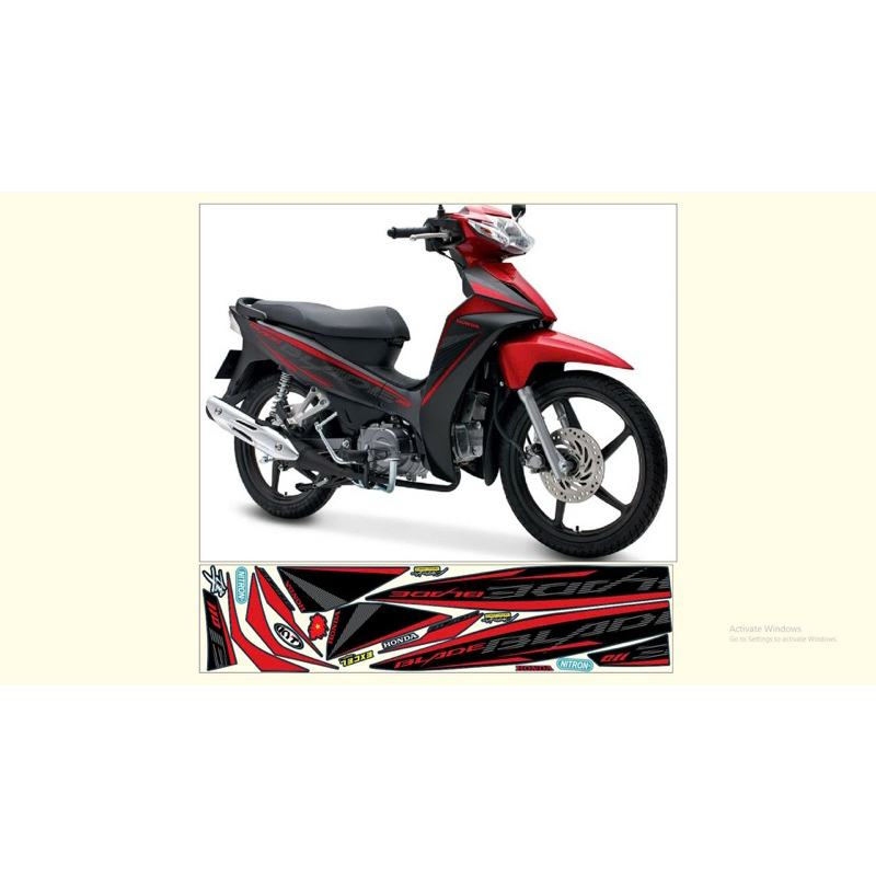 TEM WAVE BLADE ZIN ĐỎ ĐEN KIỂNG ĐẸP !