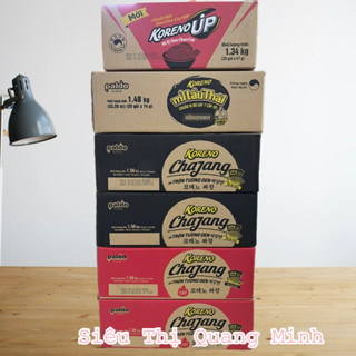 Thùng Mì 20 Gói Mì Trộn Tương Đen, Mì Lẩu Thái - Cay 7 Cấp Độ, Koreno Up KORENO (DATE MỚI NHẤT)