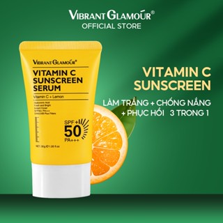 Kem chống nắng vitamin C VIBRANT GLAMOUR  làm trắng da & bảo vệ da khỏi tia UVA/UVB 30g