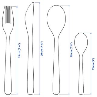 Bộ dao thìa dĩa 16 món Mopsig IKEA