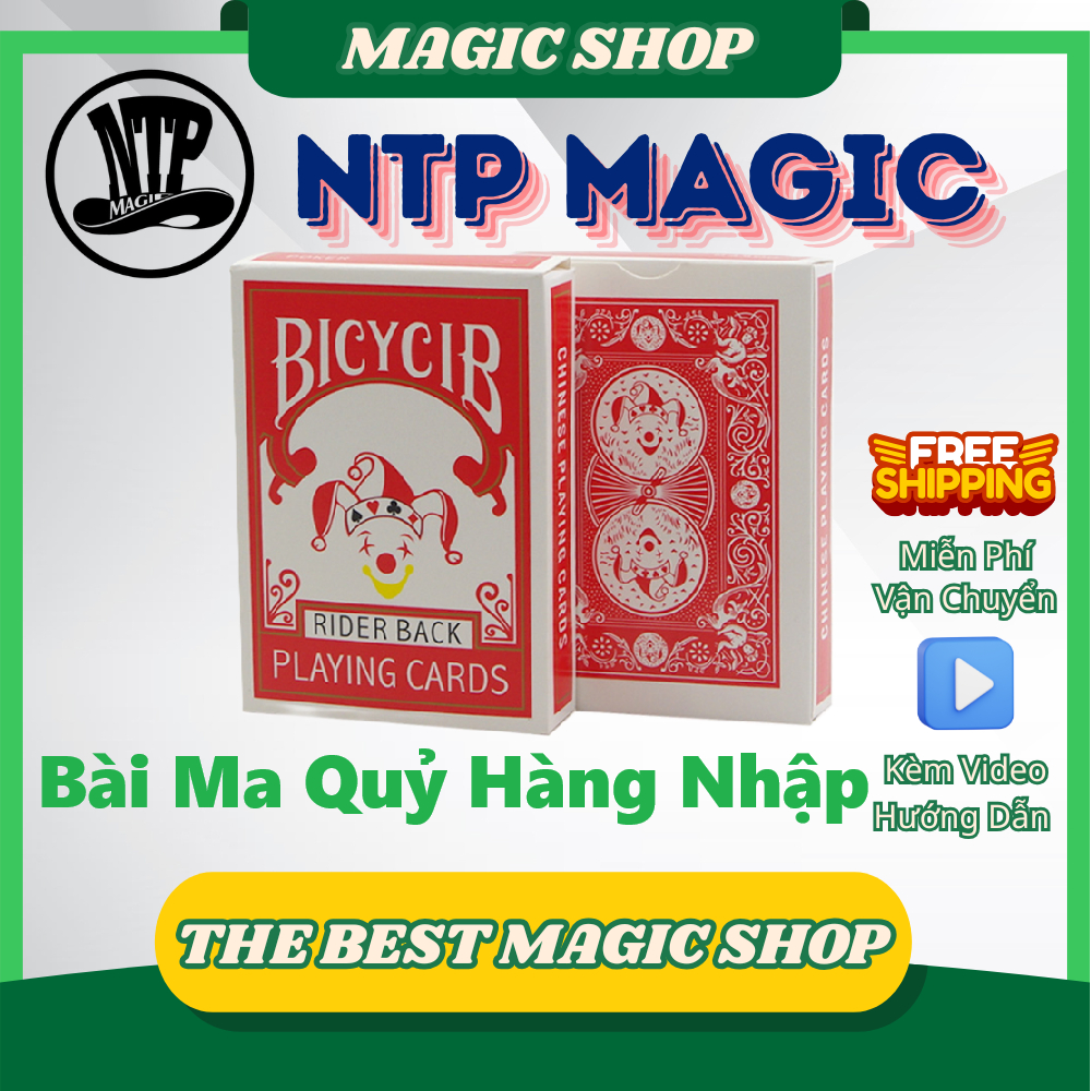 [ Freeship ] Ảo thuật bài ma quỷ hàng nhập , đẹp ( Kèm Video Hướng Dẫn Tiếng Việt )
