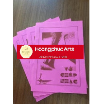 Vở chép nhạc A4 (bìa hồng)