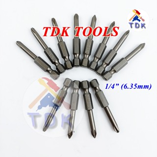 Mũi bắn vít C-Mart C0403, đầu bắn vít 4 cạnh PH1 PH2 dài 50mm