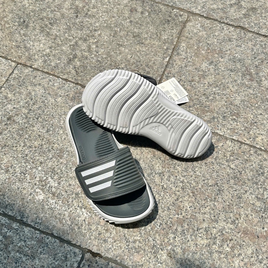 [Chính Hãng] Dép Adidas Adilette Alpha Bounce - Grey Five 2.0 - Code: GZ9503