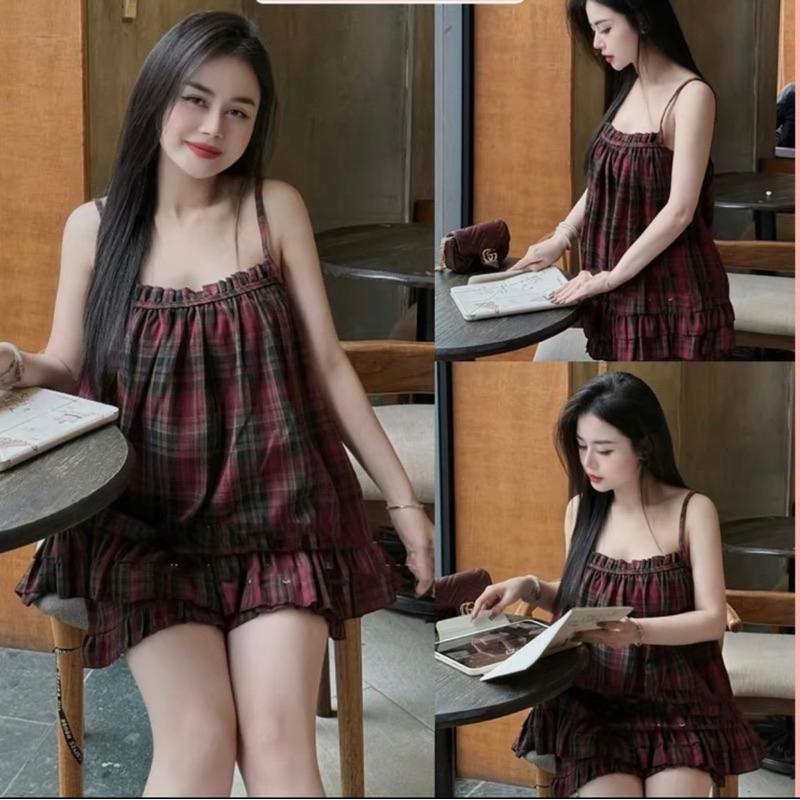 Set Bộ Dây Nữ , Set Bộ 2 Dây Kẻ A3