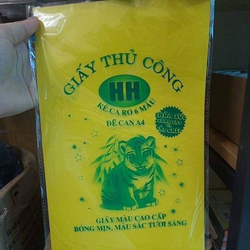 Combo 3 túi Giấy thủ công A4 decan dày đẹp