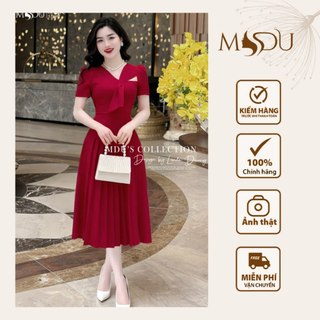 Váy Tiểu Thư MDU3943 Dáng Váy Xòe Nhẹ Nhàng, Chất Liệu Mango Ý Cao Cấp Từ MDU K55-D2-2