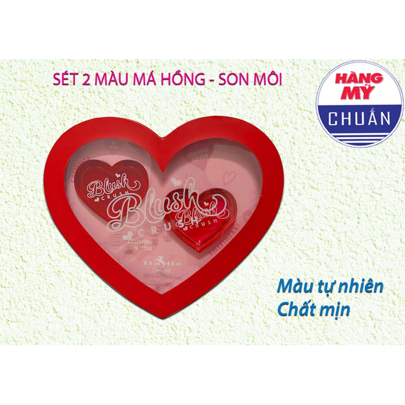 [Made in USA] Má hồng/Son môi Italia Deluxe