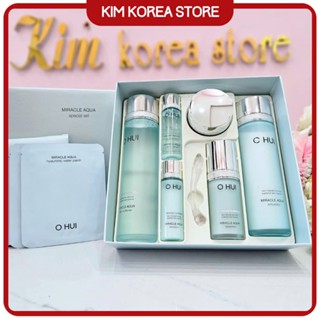 Set mỹ phẩm Ohui Aqua ⚡FREESHIP⚡ Bộ dưỡng cấp nước kiềm dầu, combo cao cấp giảm thâm, giảm mụn cho da dầu da hỗn hợp