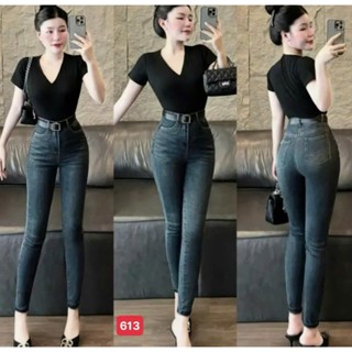 Quần jean nữ co giãn, quần bò lưng cao 9 tấc dáng ôm body cạp cao nhiều mẫu anhkhoi68_shop ms512