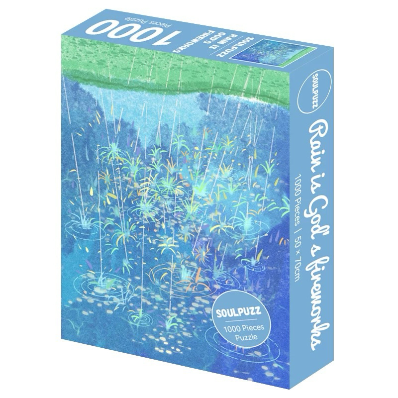 SOULPUZZ PUZZLE 1000pcs RAIN IS GOD'S FIREWORKS