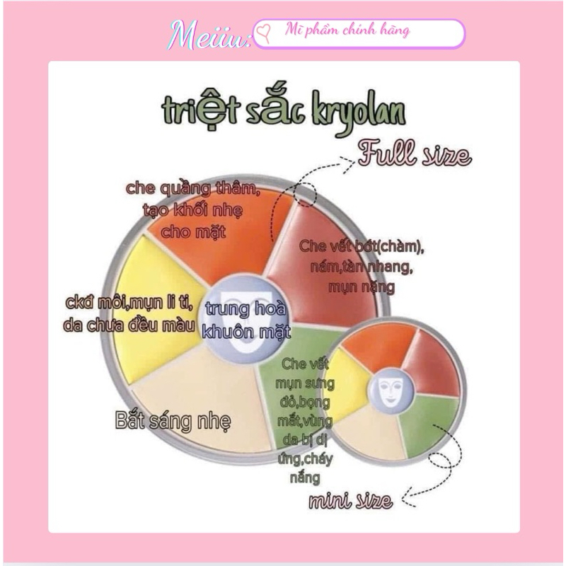 💕 TRIỆT SẮC CHE KHUYẾT ĐIỂM KRYOLAN - BẢO BỐI CỦA CÁC TÍN ĐỒ MAKEUP 💕   𝐓𝐫𝐢𝐞̣̂𝐭 𝐬𝐚̆́𝐜 𝐊𝐫𝐲𝐨𝐥𝐚𝐧 về bản