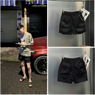 Quần Short Túi Hộp 1024 Màu Đen Chất kaki Thời Trang Nam Phù Hợp Đi Biển Du Lịch