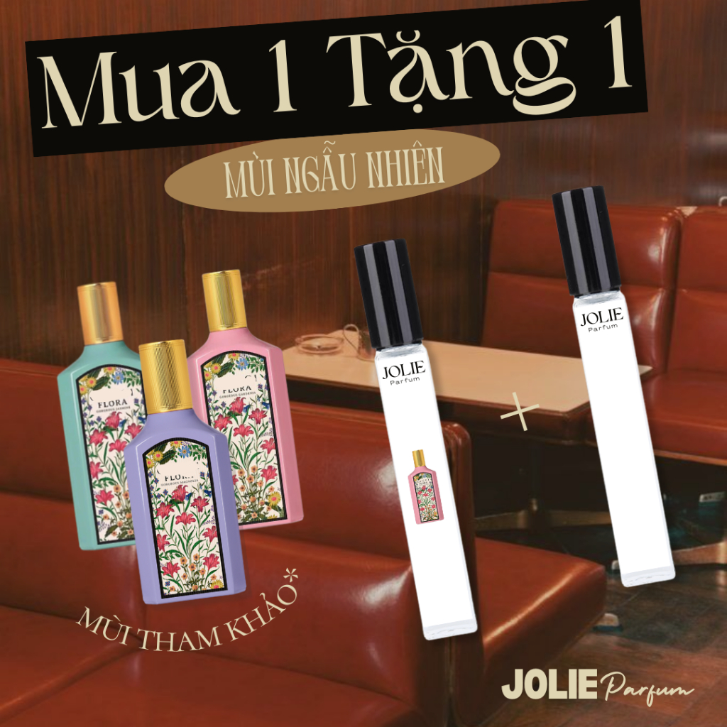 Nước Hoa Tinh Dầu Nữ Gucci Flora 10ml - Lưu Hương Trên 6 Tiếng - Jolie Parfum (BEST SELLER)