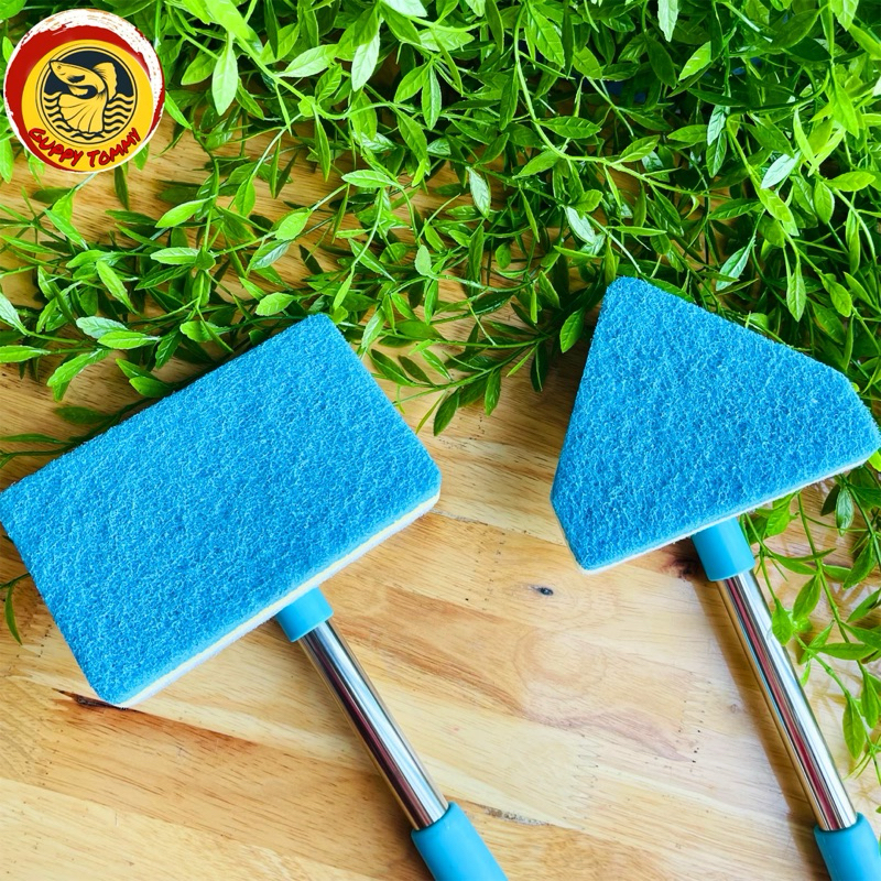 Cây lau kính có tăng đơ -Dùng vệ sinh hồ cá -Lau kính nhà cửa